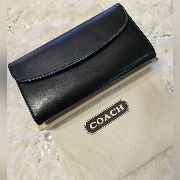 Vintage Coach Water Buffalo Combination Leather Wallet # 4859 - Picture 3 of 9